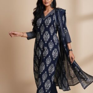 Srivalli Collections Black colour 3 piece set
