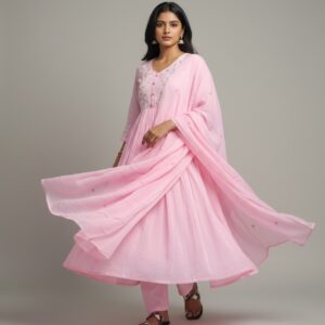 Srivalli collections pink colour cord set