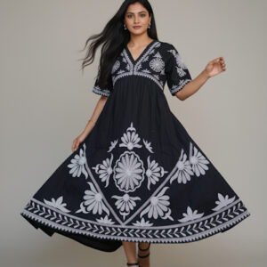 Srivalli Collections Black colour Frock