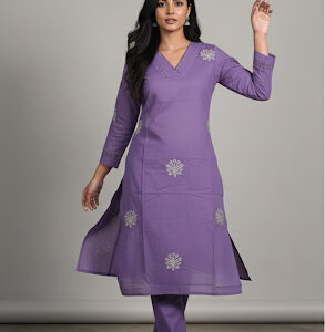 Srivalli collections purple cord set